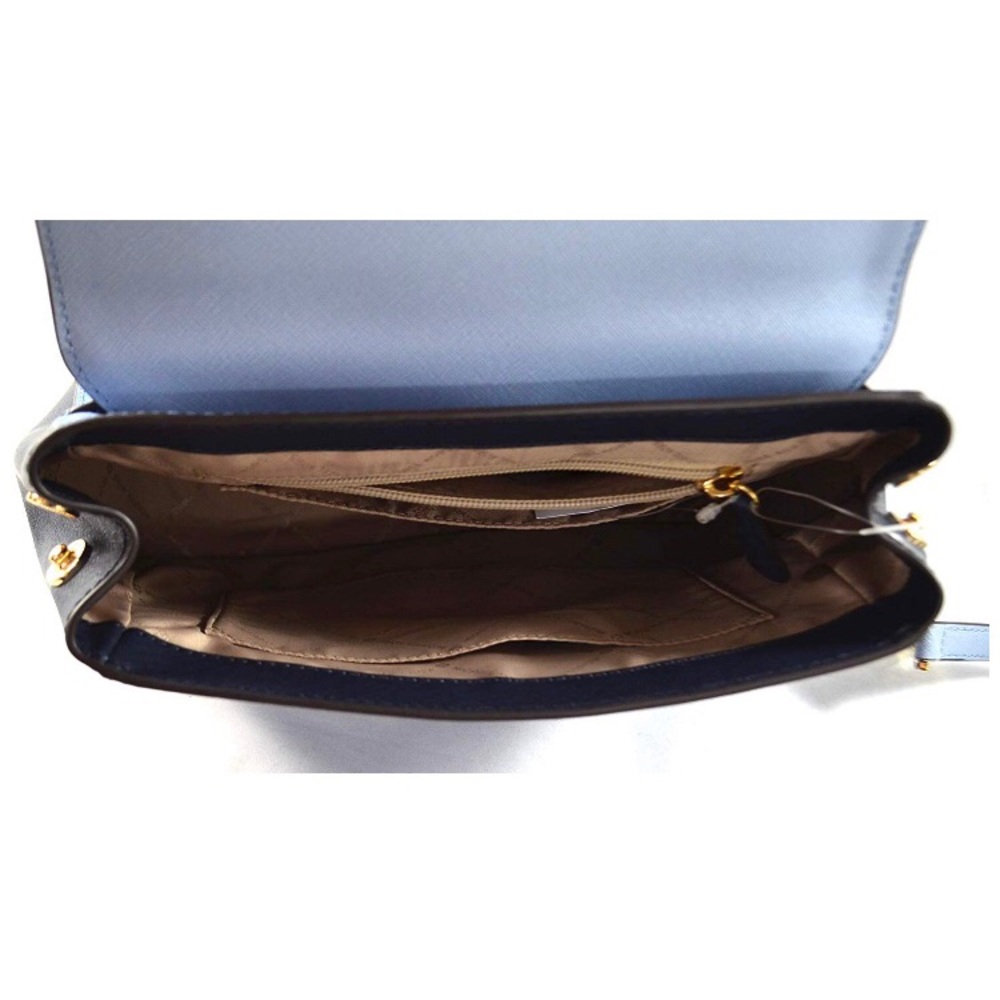 MICHAEL KORS Medium Bridgette Messenger Navy - Picture 7 of 8